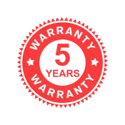 5 Year Warranty 5 Year Warranty